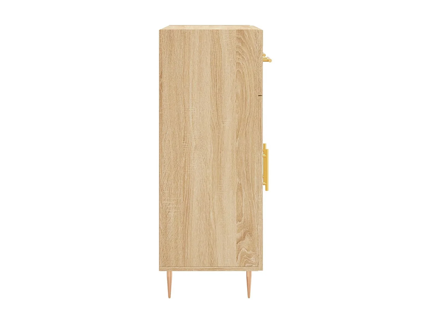 Dressoir 69,5x34x90 cm bewerkt hout sonoma eikenkleurig