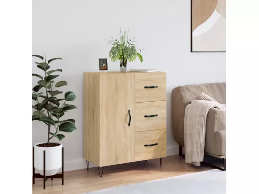 Kauf Unique Sideboard Sonoma-Eiche 69,5x34x90 cm Holzwerkstoff