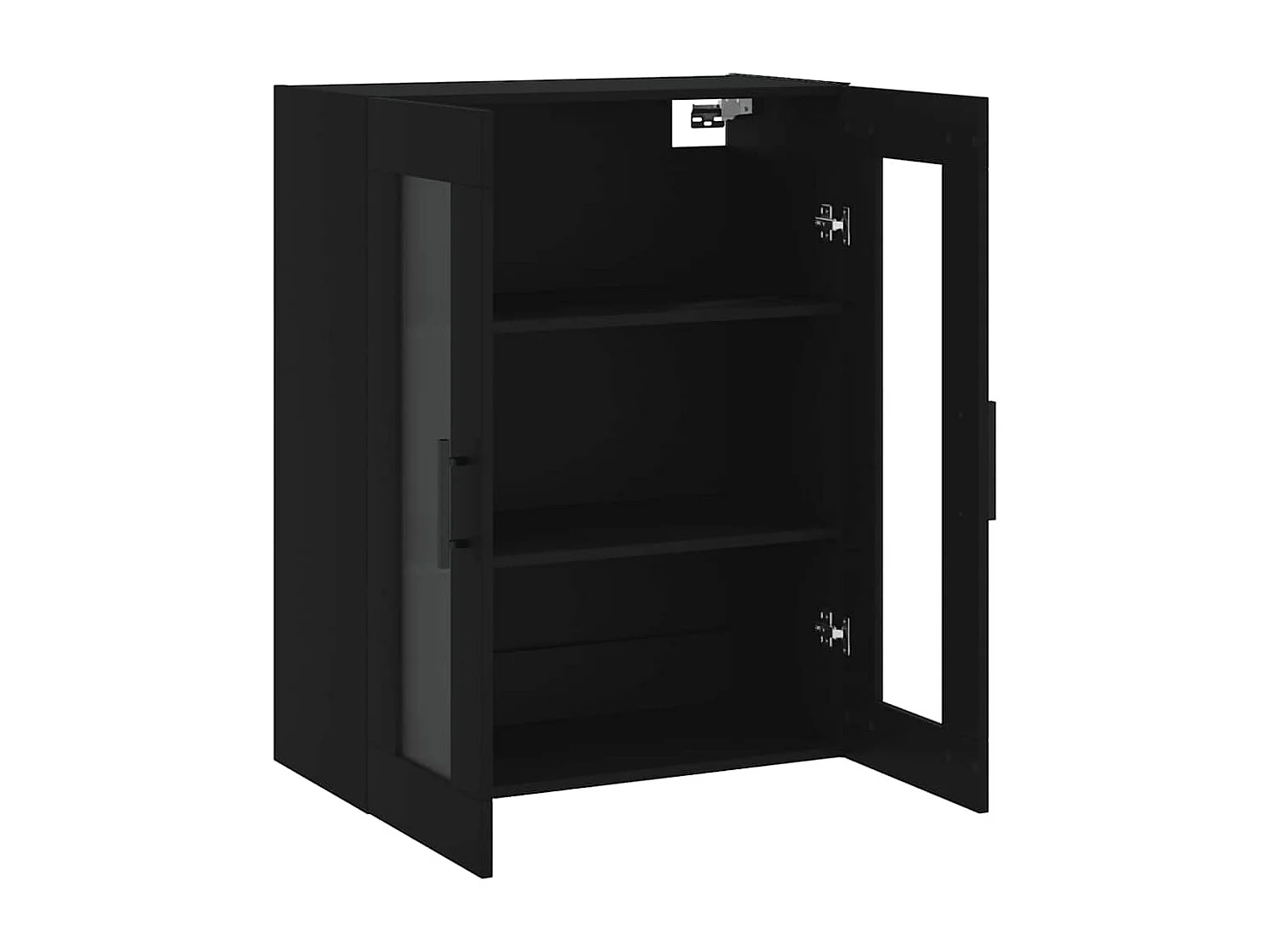 Armoire murale noir 69,5x34x90 cm