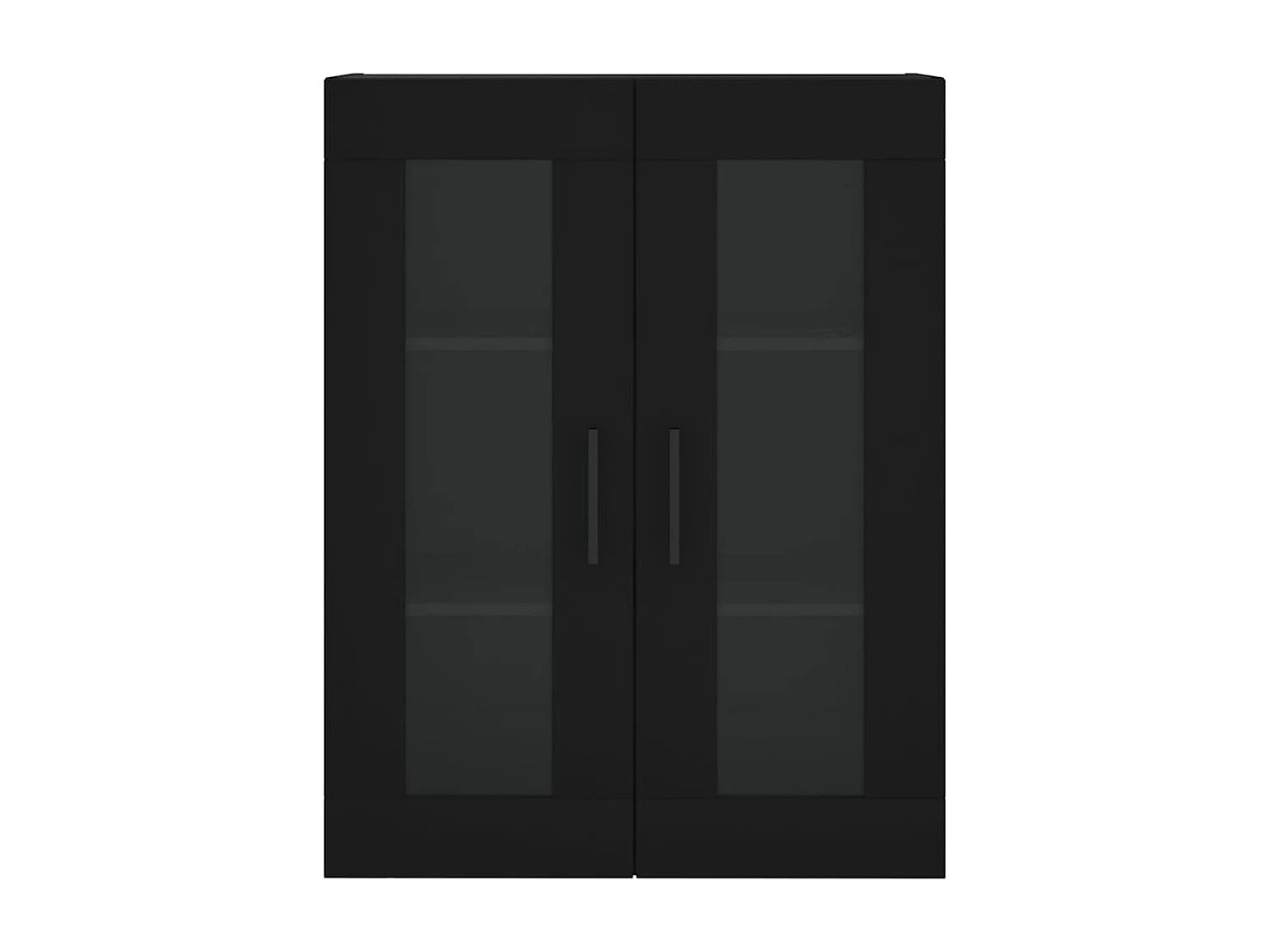 Armoire murale noir 69,5x34x90 cm