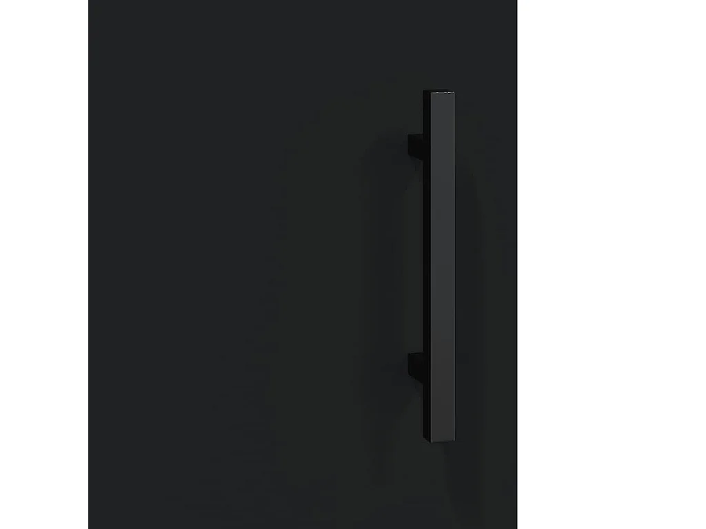 Armoire murale noir 69,5x34x90 cm