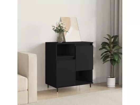 Kauf Unique Sideboard Schwarz 60x35x70 cm Holzwerkstoff