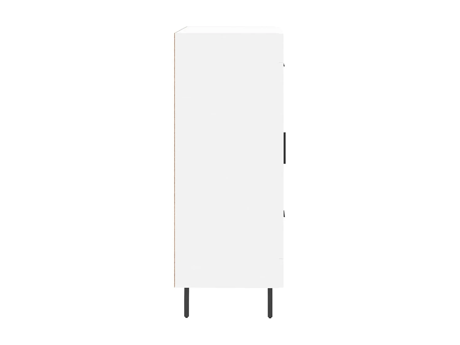 Buffet blanc 69,5x34x90 cm bois d'ingénierie