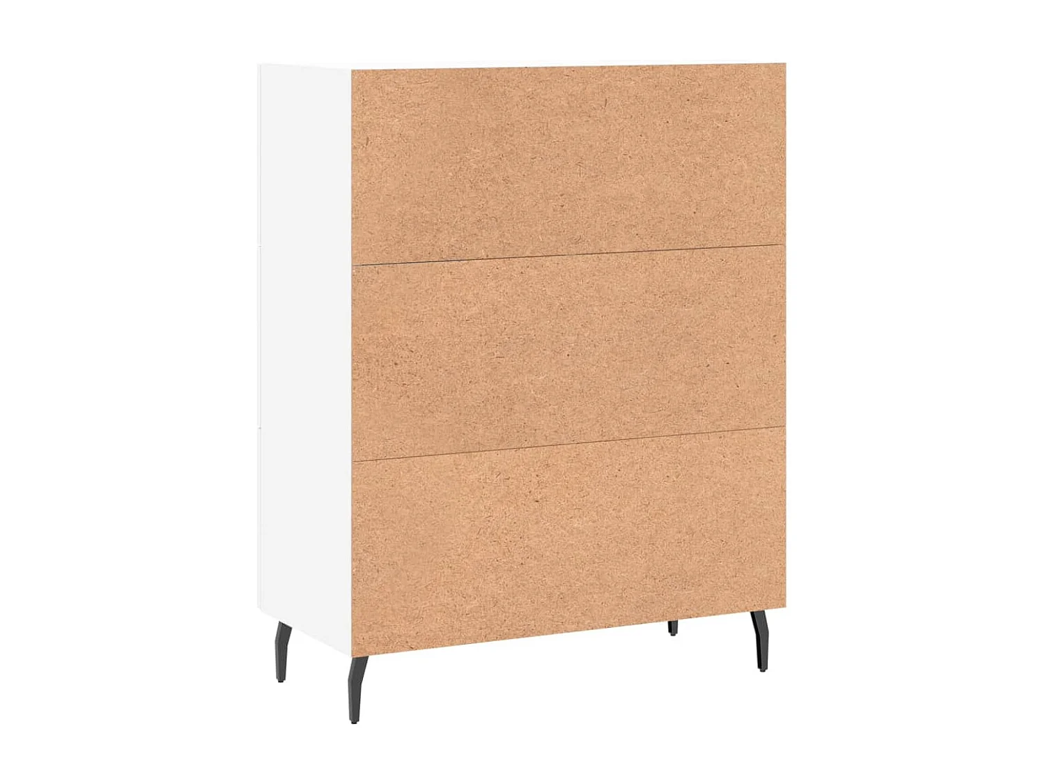 Buffet blanc 69,5x34x90 cm bois d'ingénierie