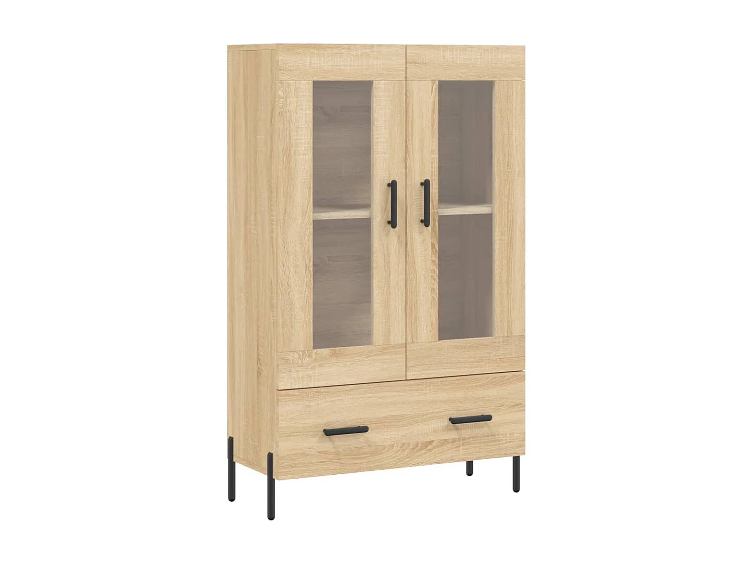 Highboard Sonoma-Eiche 69,5x31x115 cm Holzwerkstoff