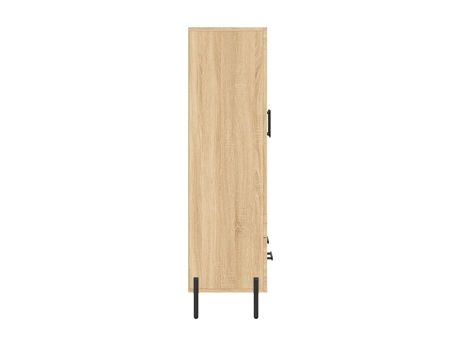 Buffet haut chêne sonoma 69,5x31x115 cm bois d'ingénierie