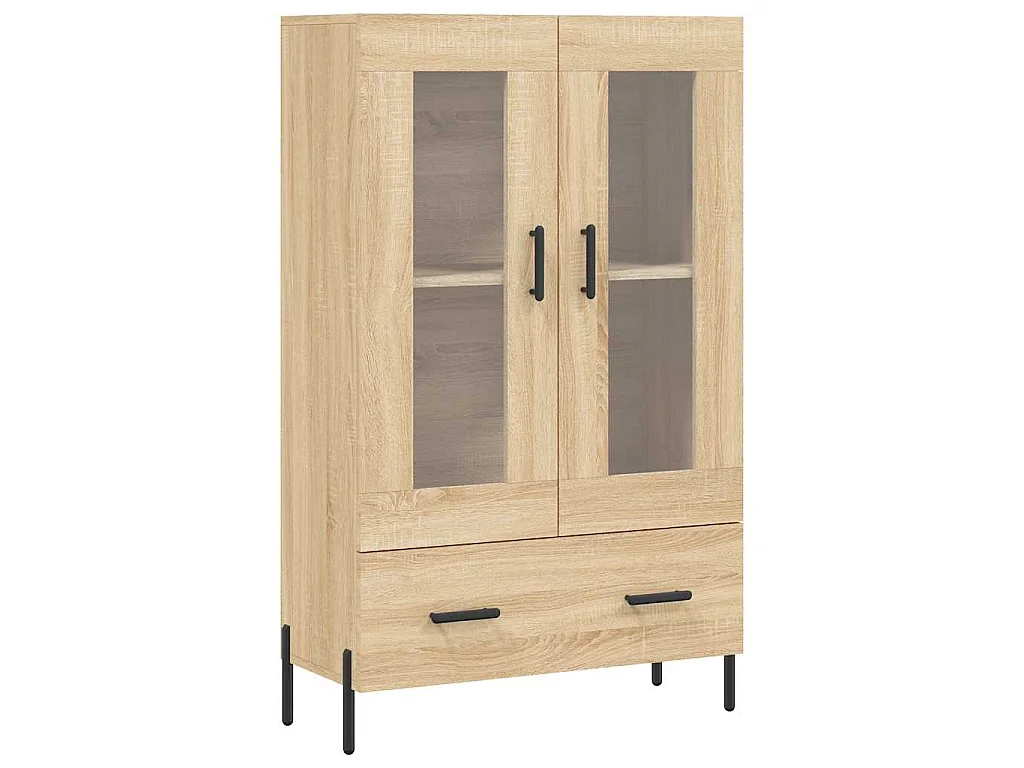 Highboard Sonoma-Eiche 69,5x31x115 cm Holzwerkstoff