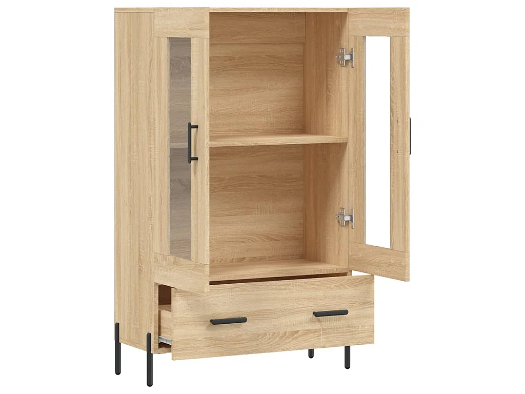 Highboard Sonoma-Eiche 69,5x31x115 cm Holzwerkstoff