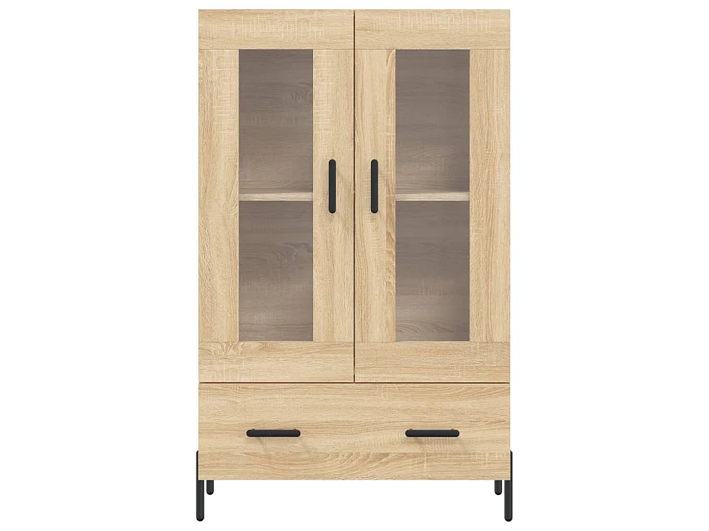 Highboard Sonoma-Eiche 69,5x31x115 cm Holzwerkstoff