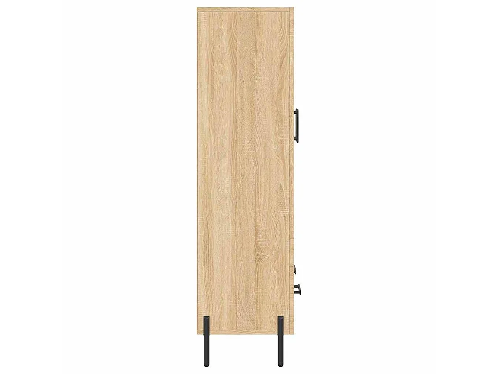 Buffet haut chêne sonoma 69,5x31x115 cm bois d'ingénierie