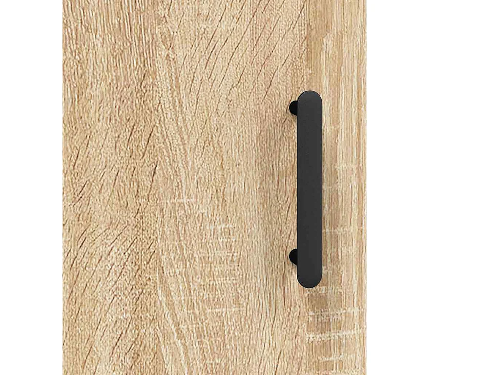 Buffet haut chêne sonoma 69,5x31x115 cm bois d'ingénierie