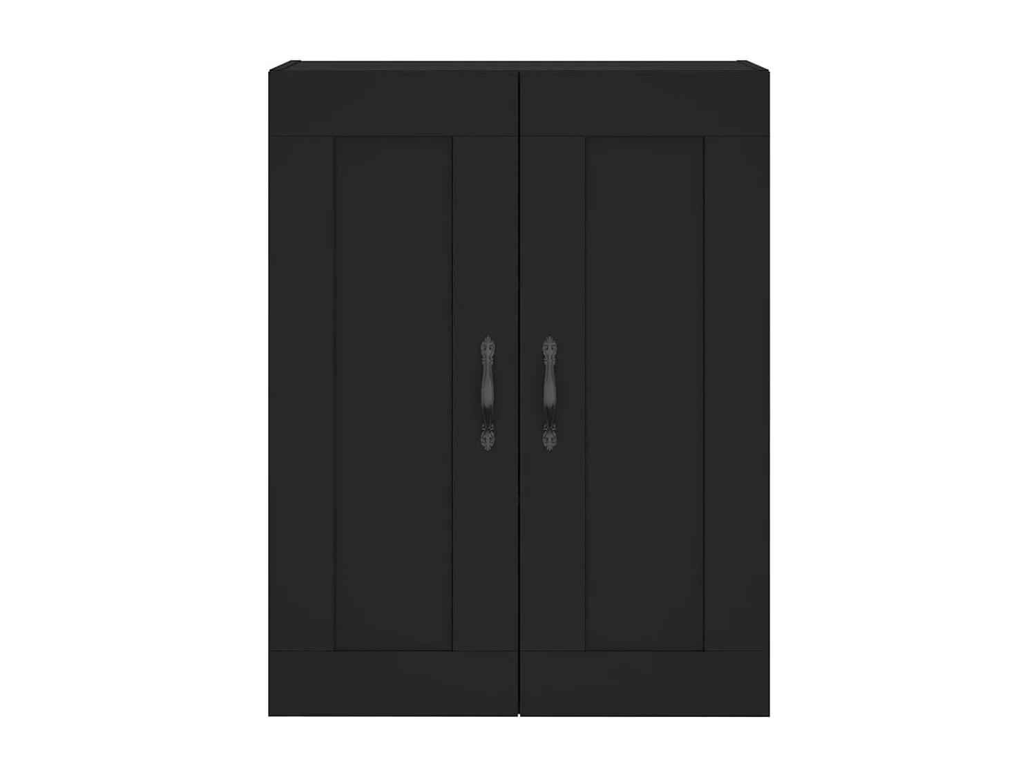 Armoire murale noir 69,5x34x90 cm bois d'ingénierie