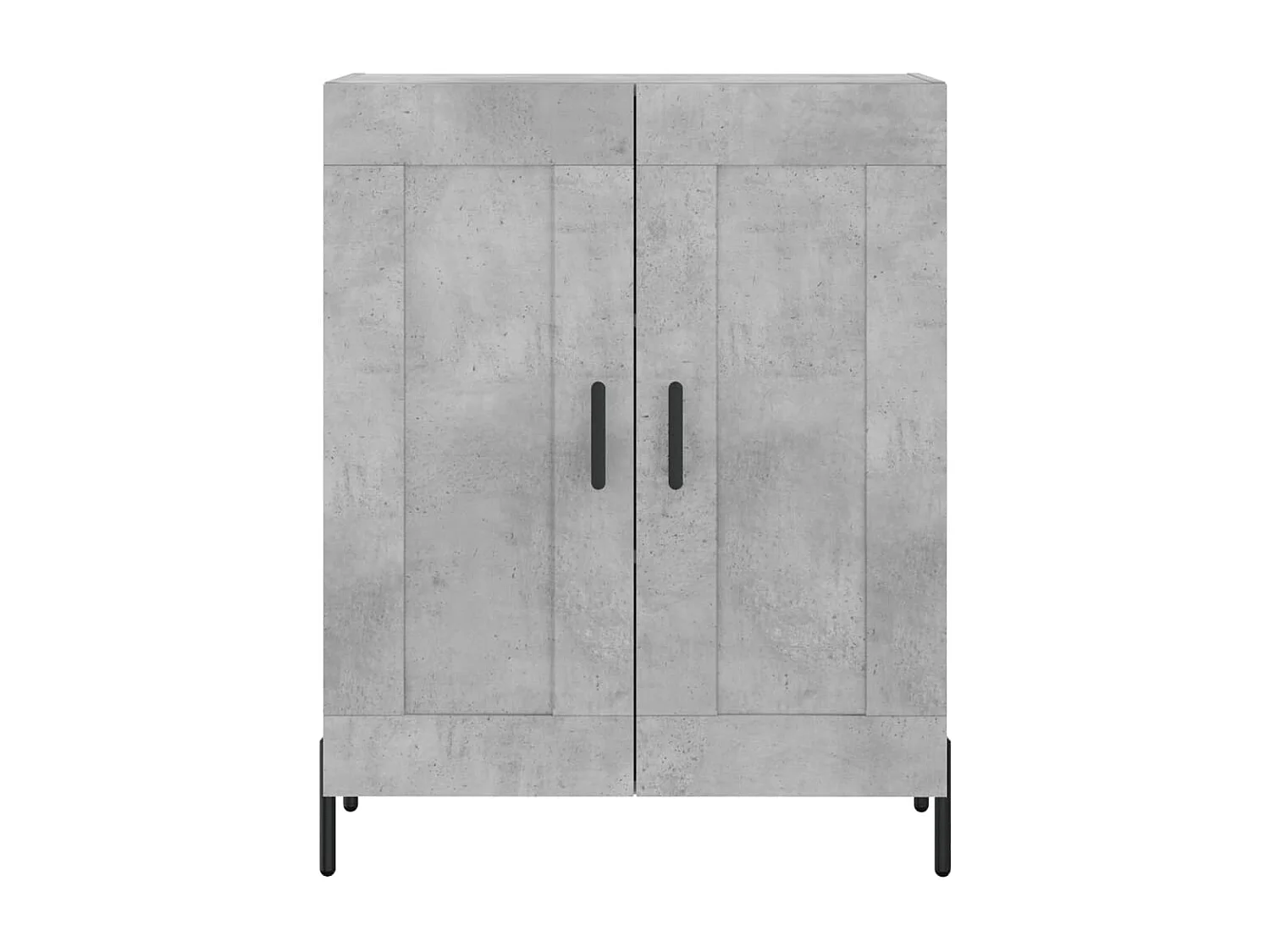 Credenza Grigio Cemento 69,5x34x90 cm in Legno Multistrato