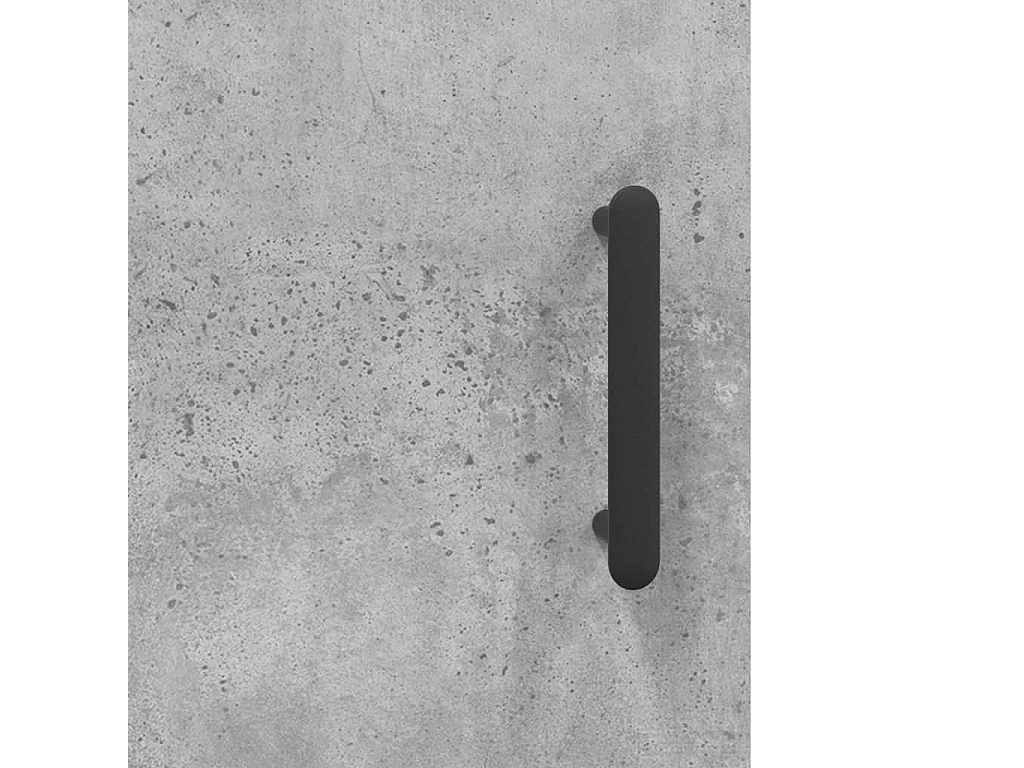 Credenza Grigio Cemento 69,5x34x90 cm in Legno Multistrato