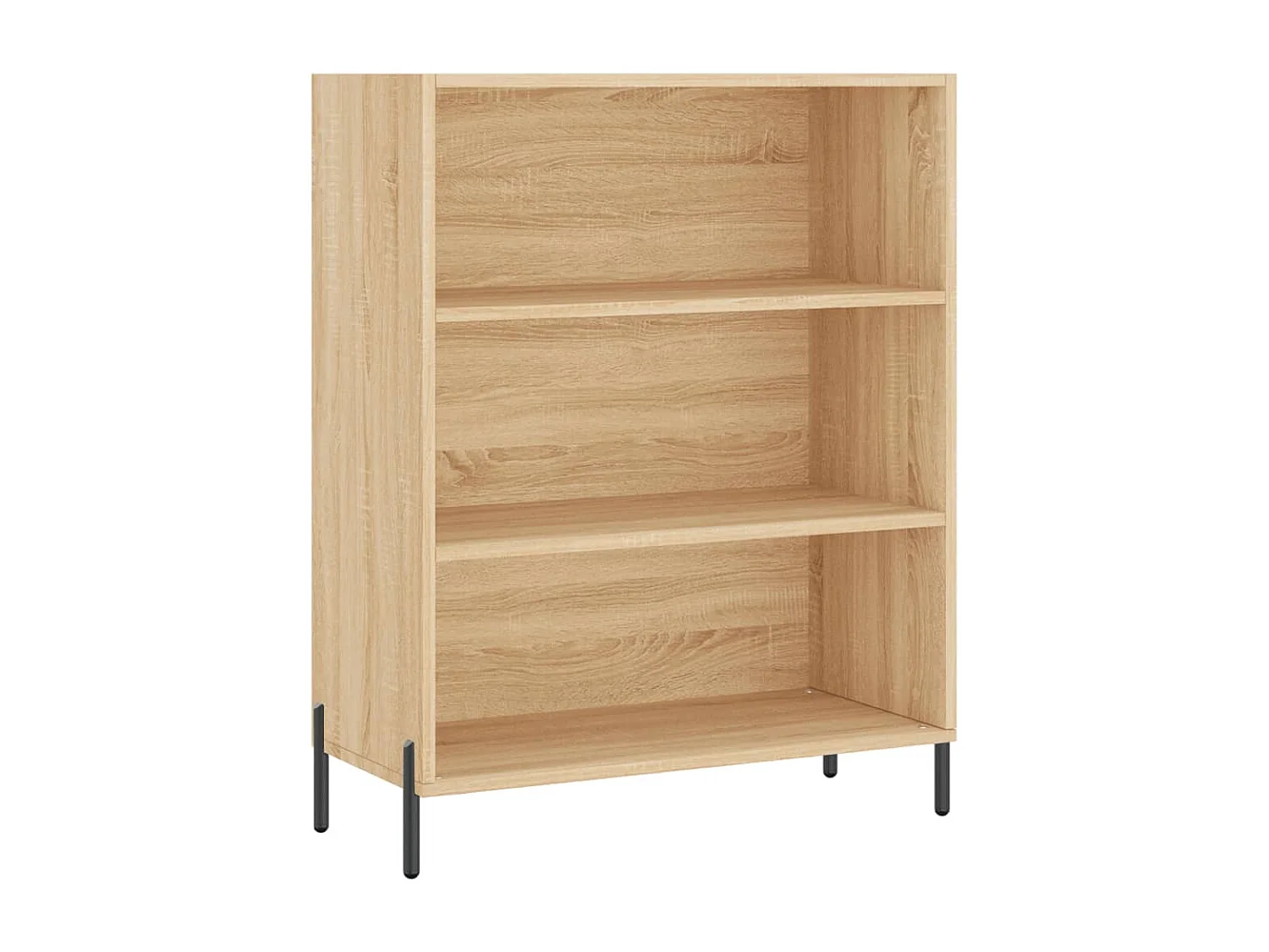 Buffet chêne sonoma 69,5x32,5x180 cm bois d'ingénierie