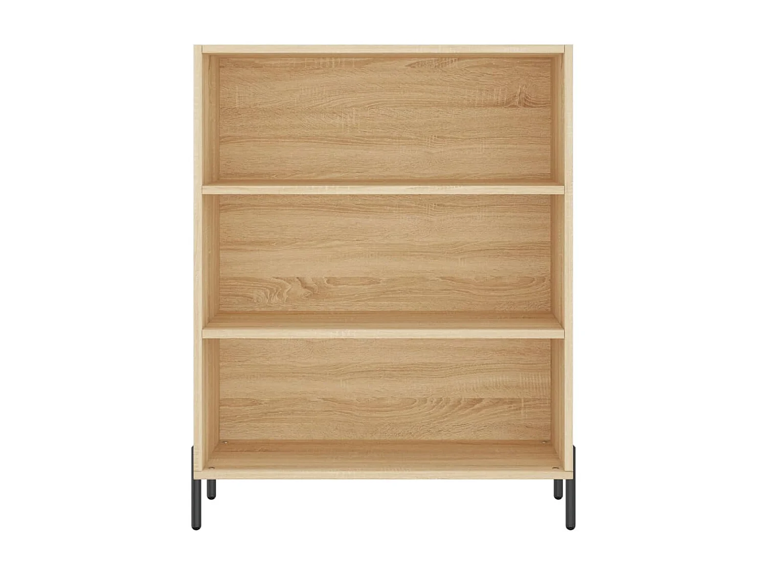 Buffet chêne sonoma 69,5x32,5x180 cm bois d'ingénierie