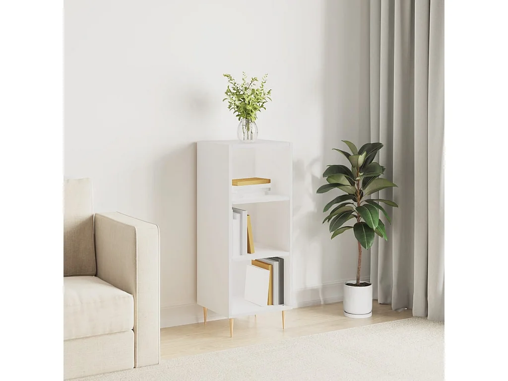 Aparador 34,5x32,5x90 cm madeira processada branco