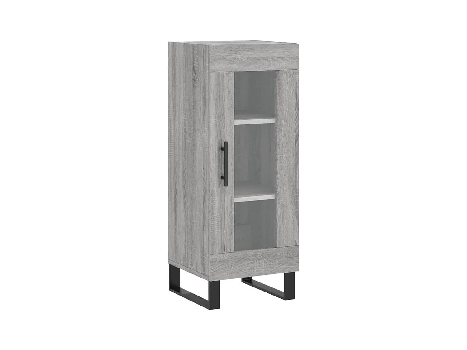 Highboard Grau Sonoma 34,5x34x180 cm Holzwerkstoff