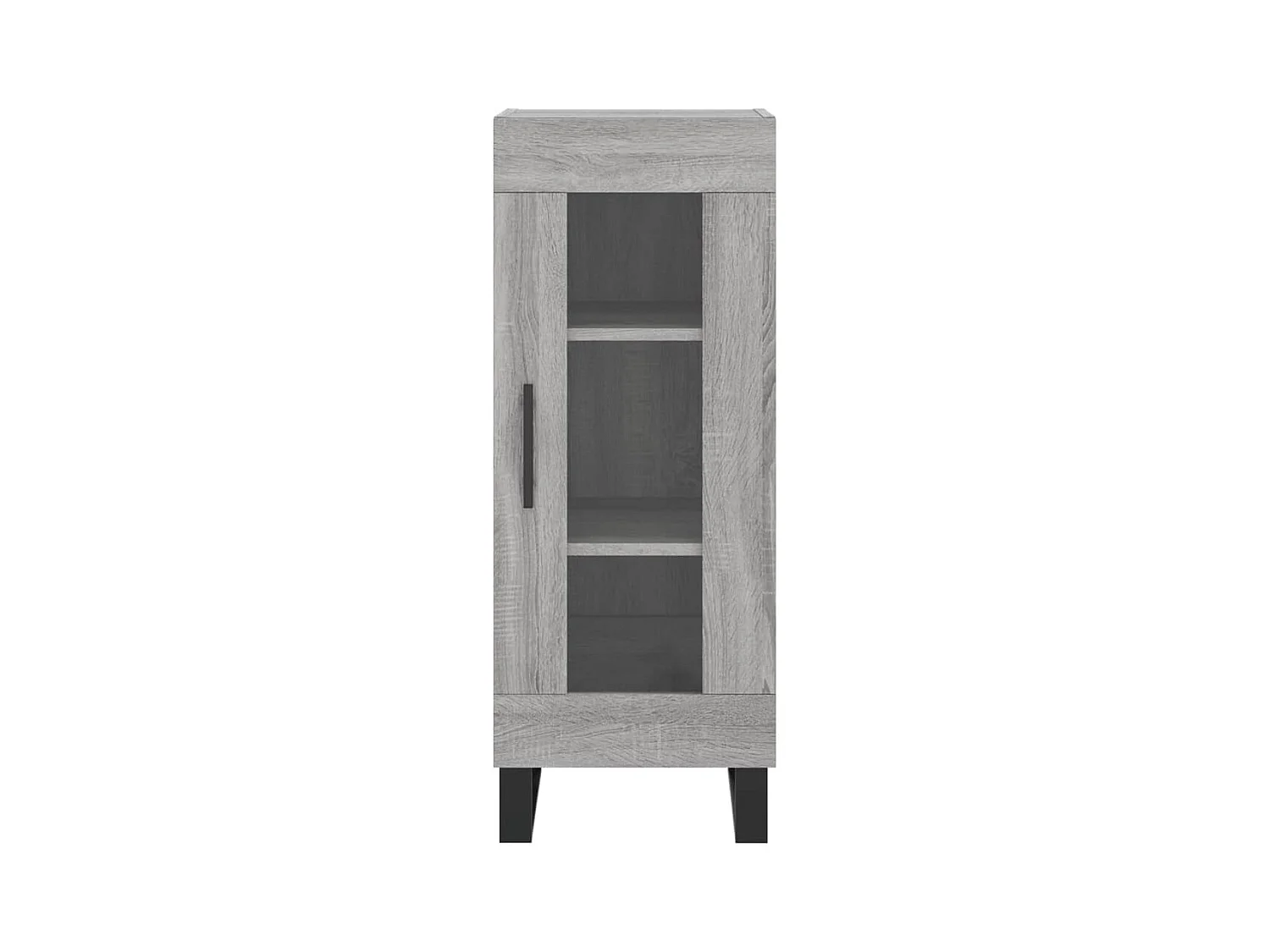 Highboard Grau Sonoma 34,5x34x180 cm Holzwerkstoff