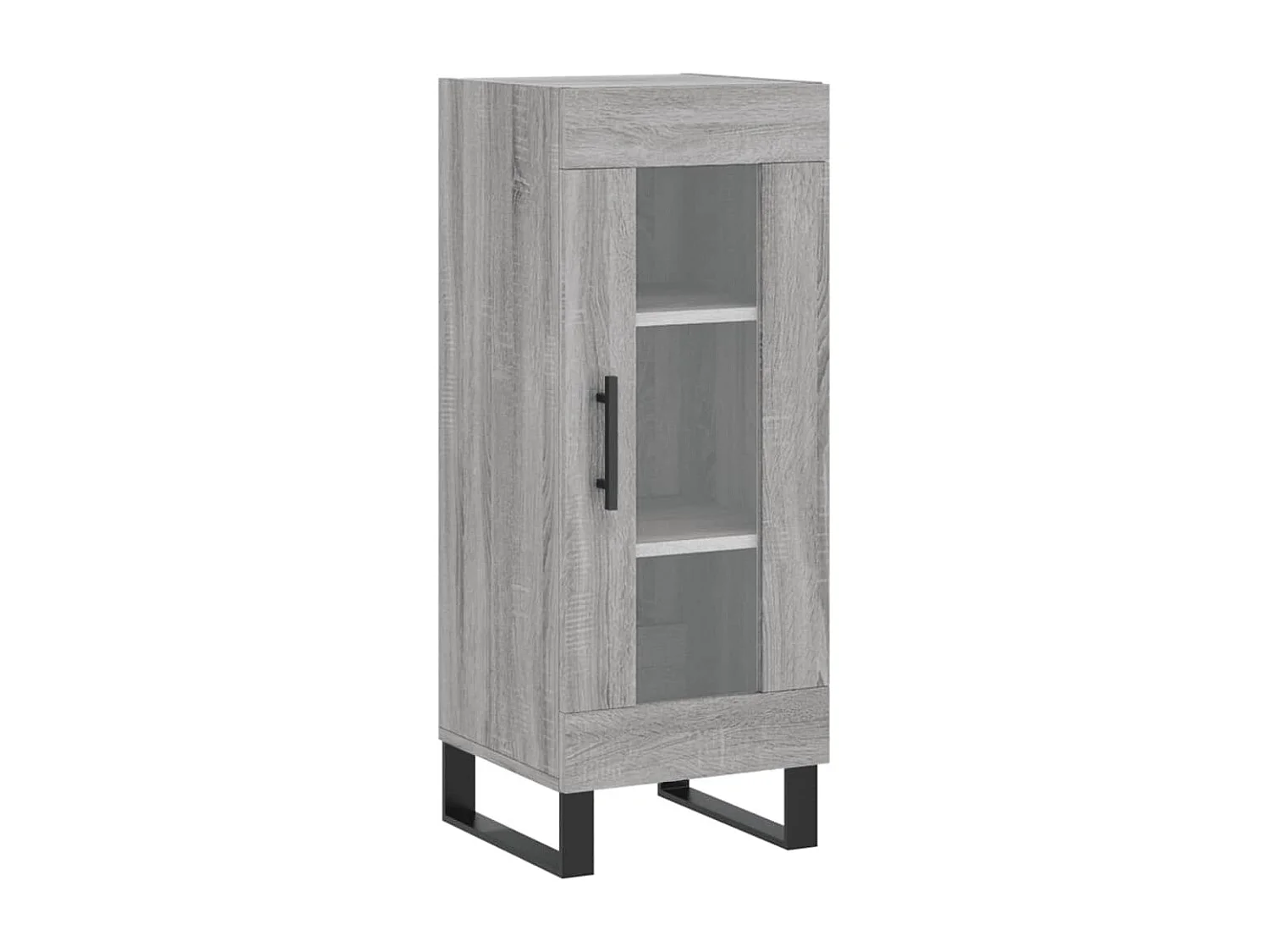 Highboard Grau Sonoma 34,5x34x180 cm Holzwerkstoff