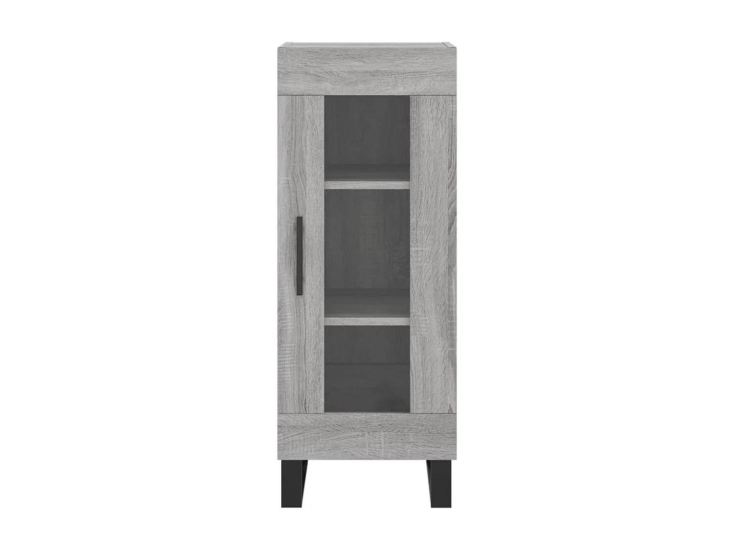 Highboard Grau Sonoma 34,5x34x180 cm Holzwerkstoff
