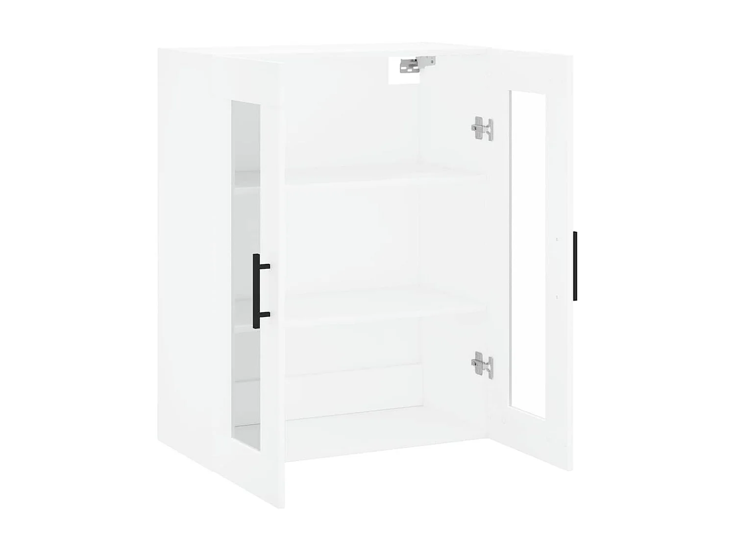 Armoire murale blanc 69,5x34x90 cm