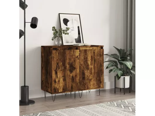 Kauf Unique Sideboards 2 Stk. Räuchereiche 40x35x70 cm Holzwerkstoff