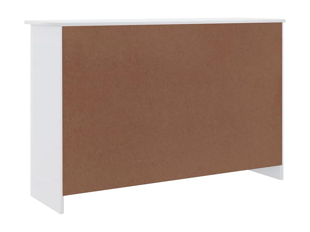 Buffet ALTA blanc 112x35x73 cm bois massif de pin