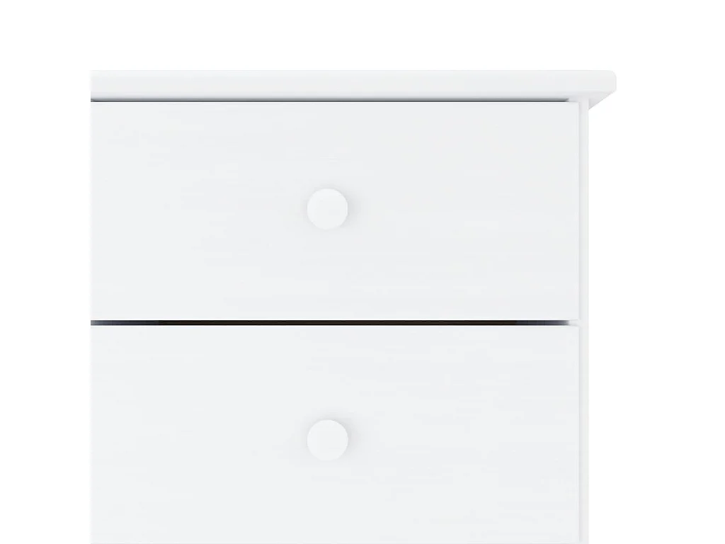 Buffet ALTA blanc 112x35x73 cm bois massif de pin