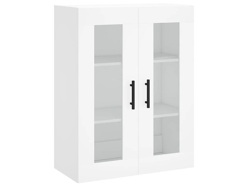 Highboard Weiß 69,5x34x180 cm Holzwerkstoff