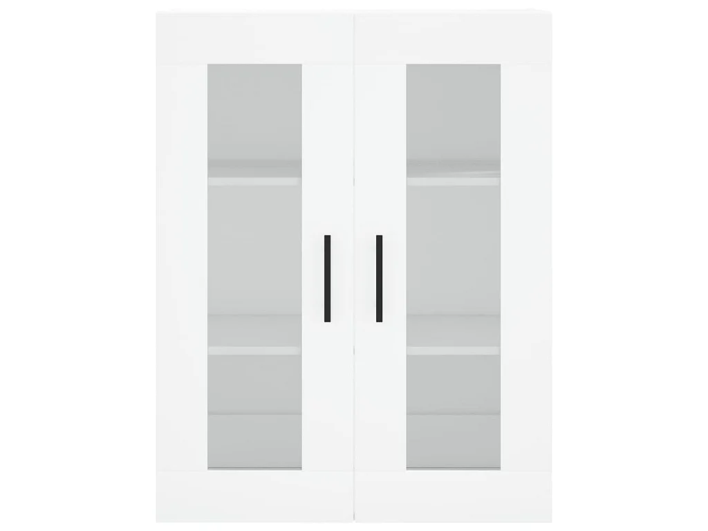 Highboard Weiß 69,5x34x180 cm Holzwerkstoff