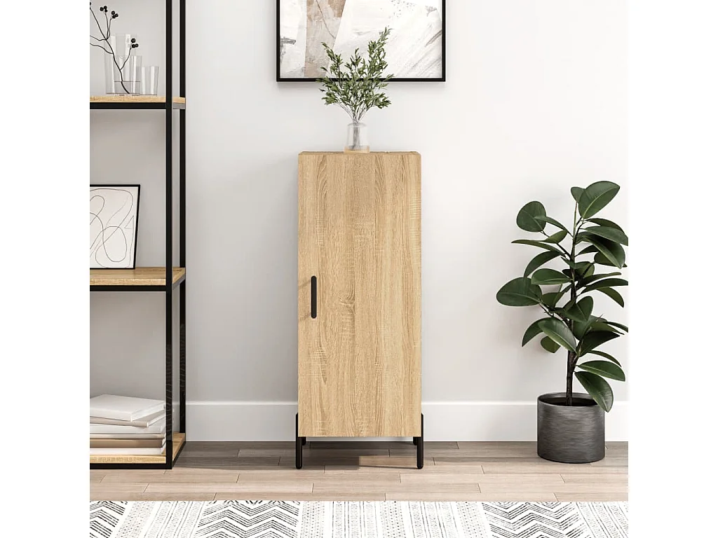 Buffet Chêne sonoma 34,5x34x90 cm Bois d'ingénierie