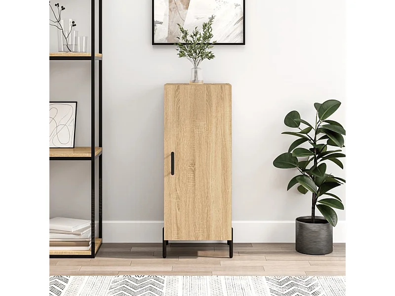 Dressoir 34,5x34x90 cm bewerkt hout sonoma eiken