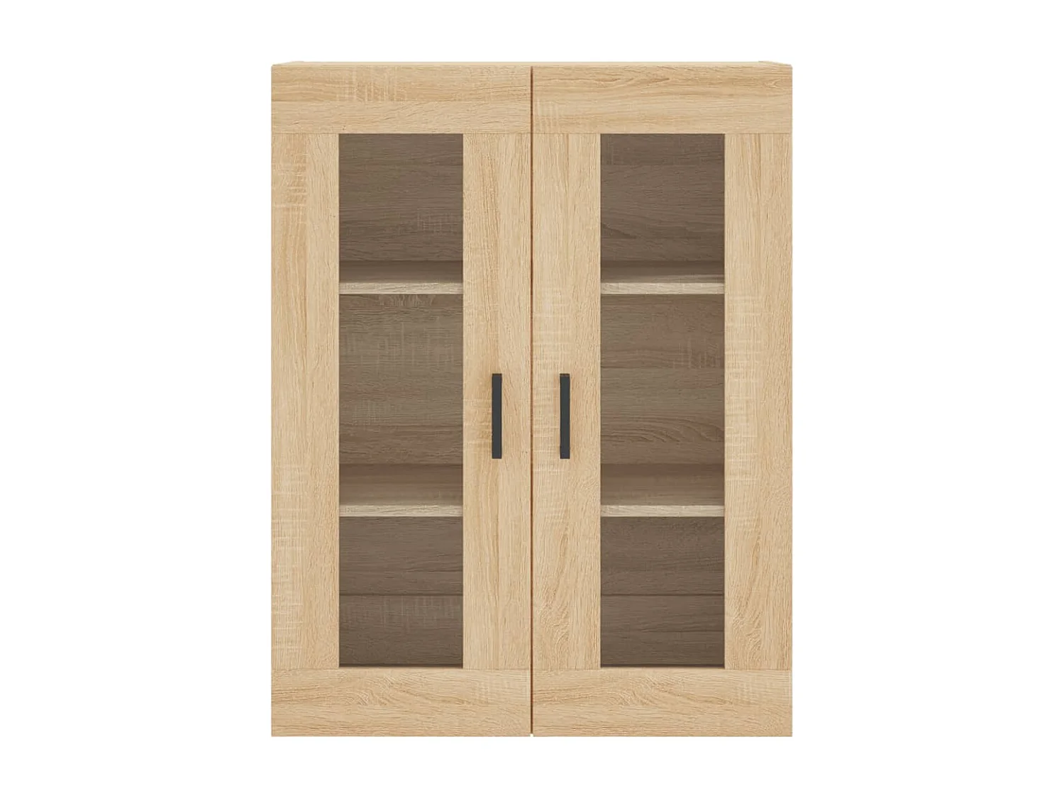 Hoge kast 69,5x34x180 cm bewerkt hout sonoma eikenkleurig