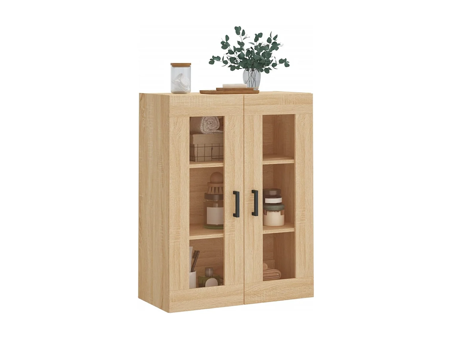 Wandschrank Sonoma-Eiche 69,5x34x90 cm