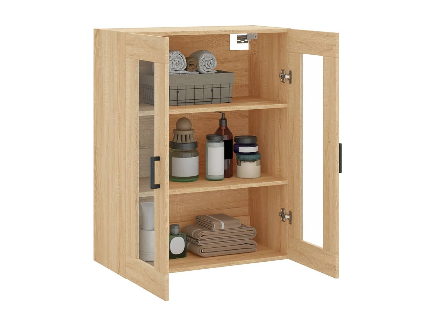 Wandschrank Sonoma-Eiche 69,5x34x90 cm