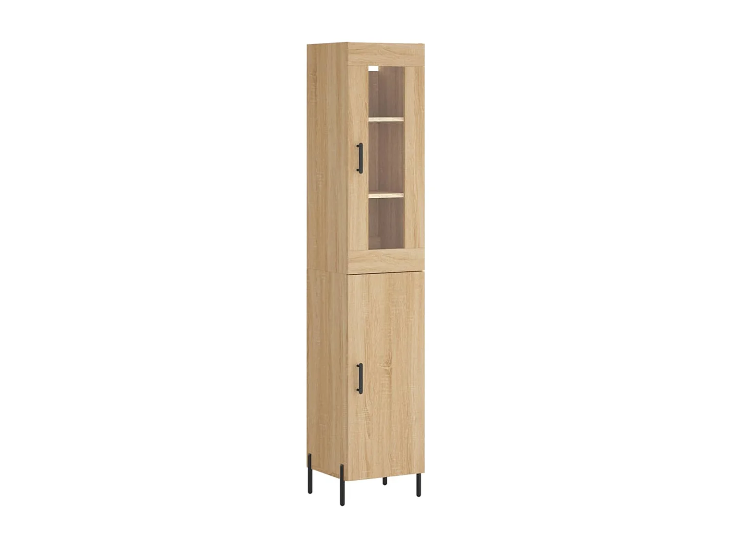 Highboard Sonoma-Eiche 34,5x34x180 cm Holzwerkstoff