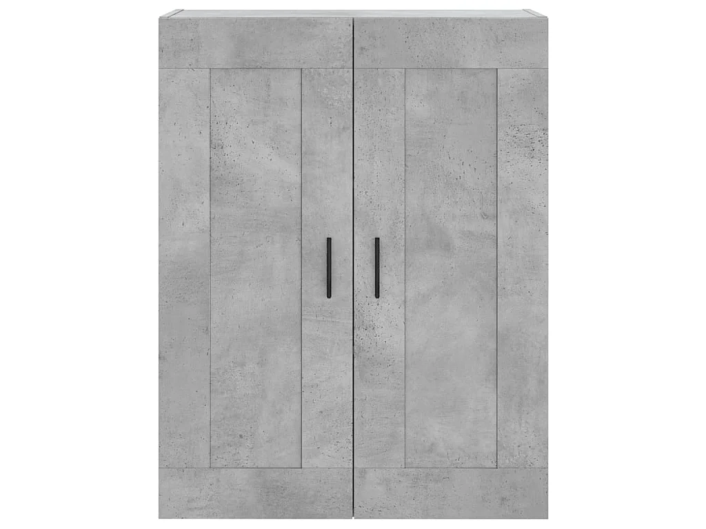 Highboard Betongrau 69,5x34x180 cm Holzwerkstoff