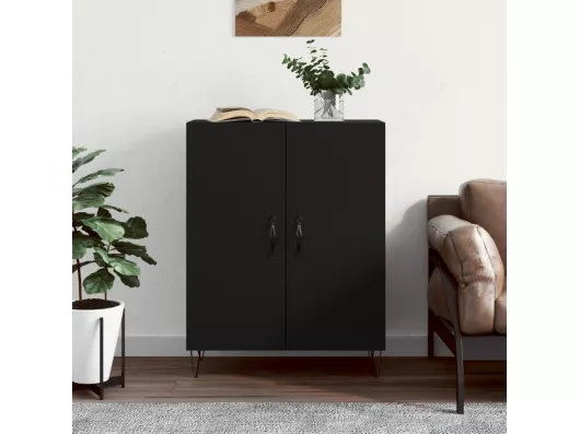 Kauf Unique Sideboard Schwarz 69,5x34x90 cm Holzwerkstoff