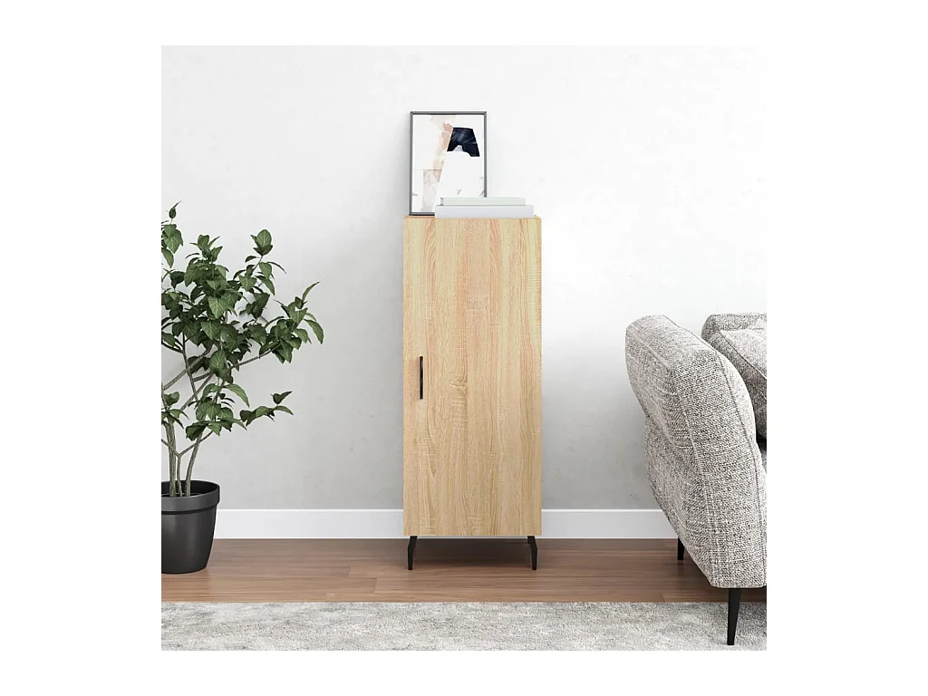 Credenza Rovere Sonoma 34,5x34x90 cm in Legno Multistrato