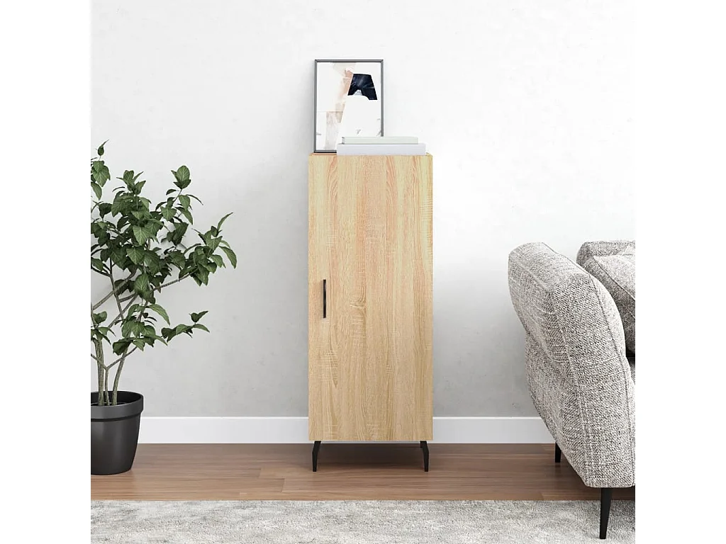 Sideboard Sonoma-Eiche 34,5x34x90 cm Holzwerkstoff