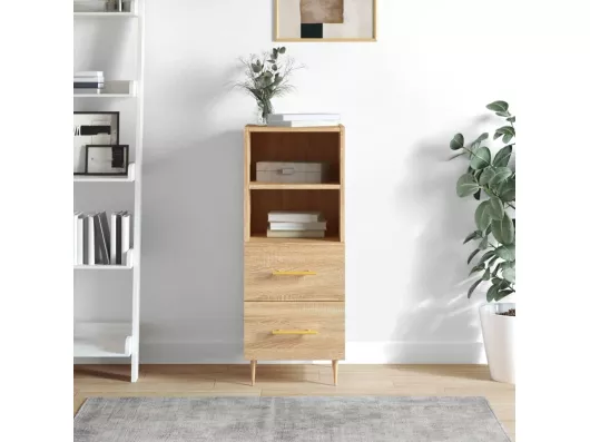 Kauf Unique Sideboard Sonoma-Eiche 34,5x34x90 cm Holzwerkstoff