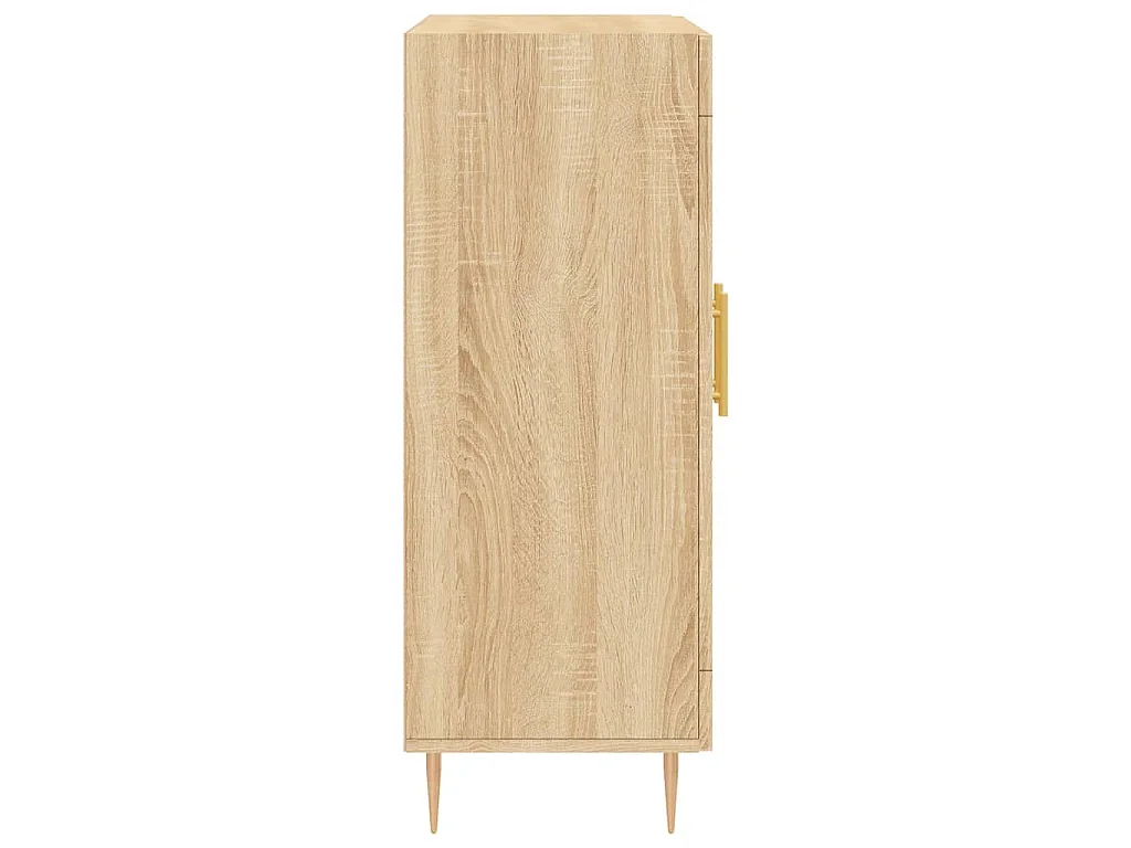 Buffet chêne sonoma 69,5x34x90 cm bois d'ingénierie