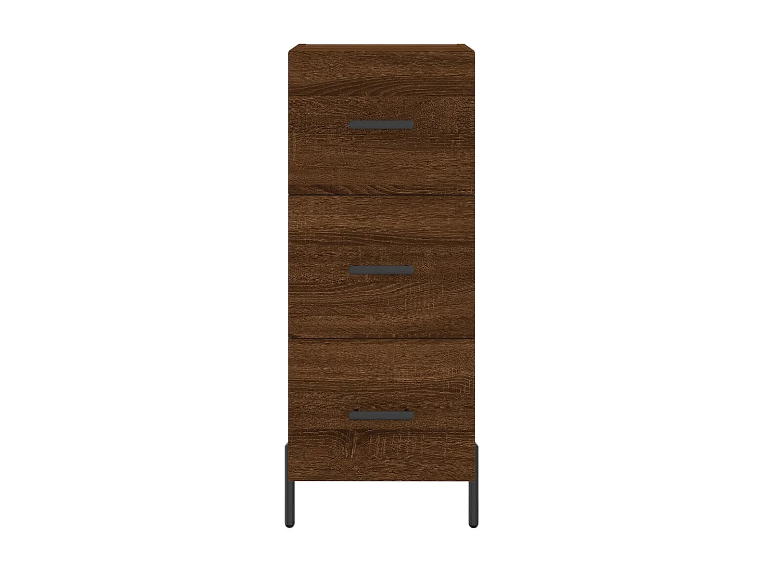 Buffet Chêne marron 34,5x34x90 cm Bois d'ingénierie