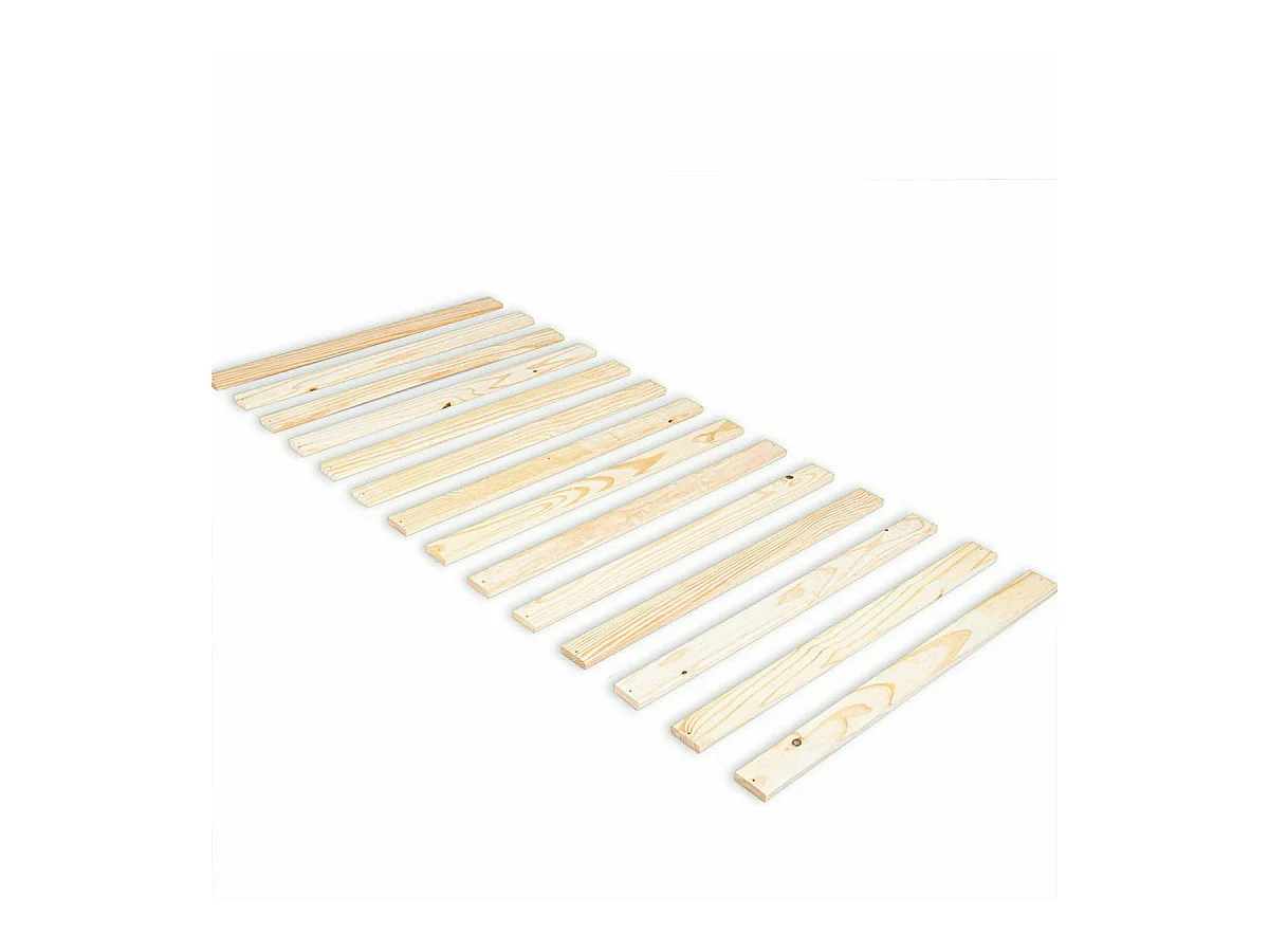 Sommier fagot 90x200 cm bois massif bois naturel MORO