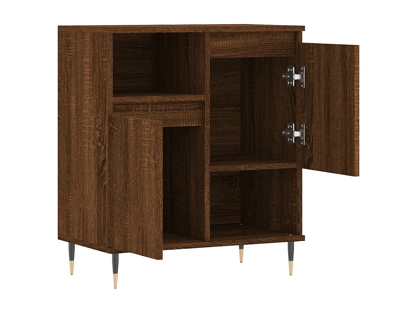 Buffet Chêne marron 60x35x70 cm Bois d'ingénierie