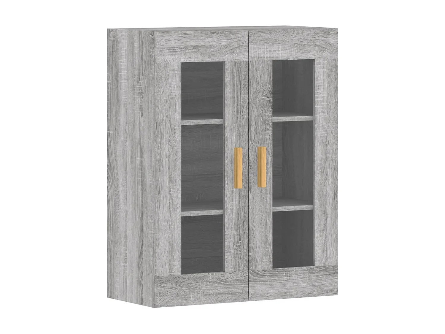 Armoires murales 2 pcs sonoma gris bois d'ingénierie