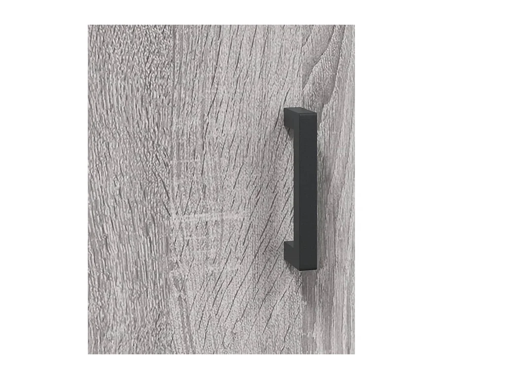 Highboard Grau Sonoma 34,5x34x180 cm Holzwerkstoff