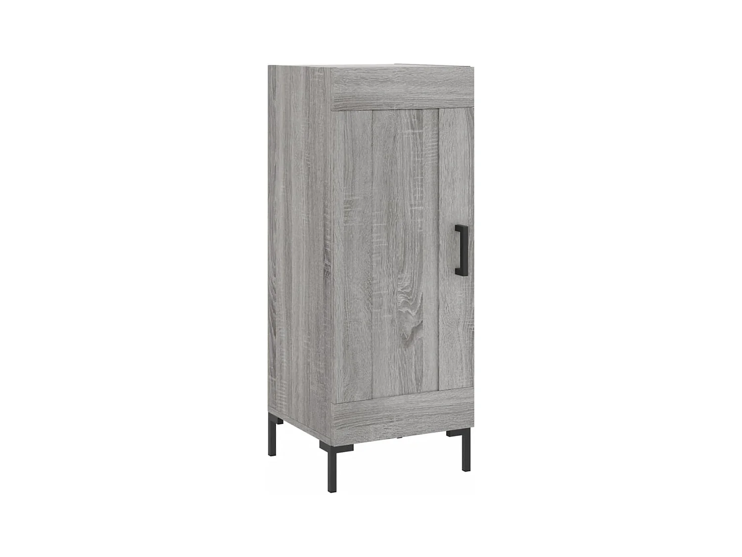 Highboard Grau Sonoma 34,5x34x180 cm Holzwerkstoff