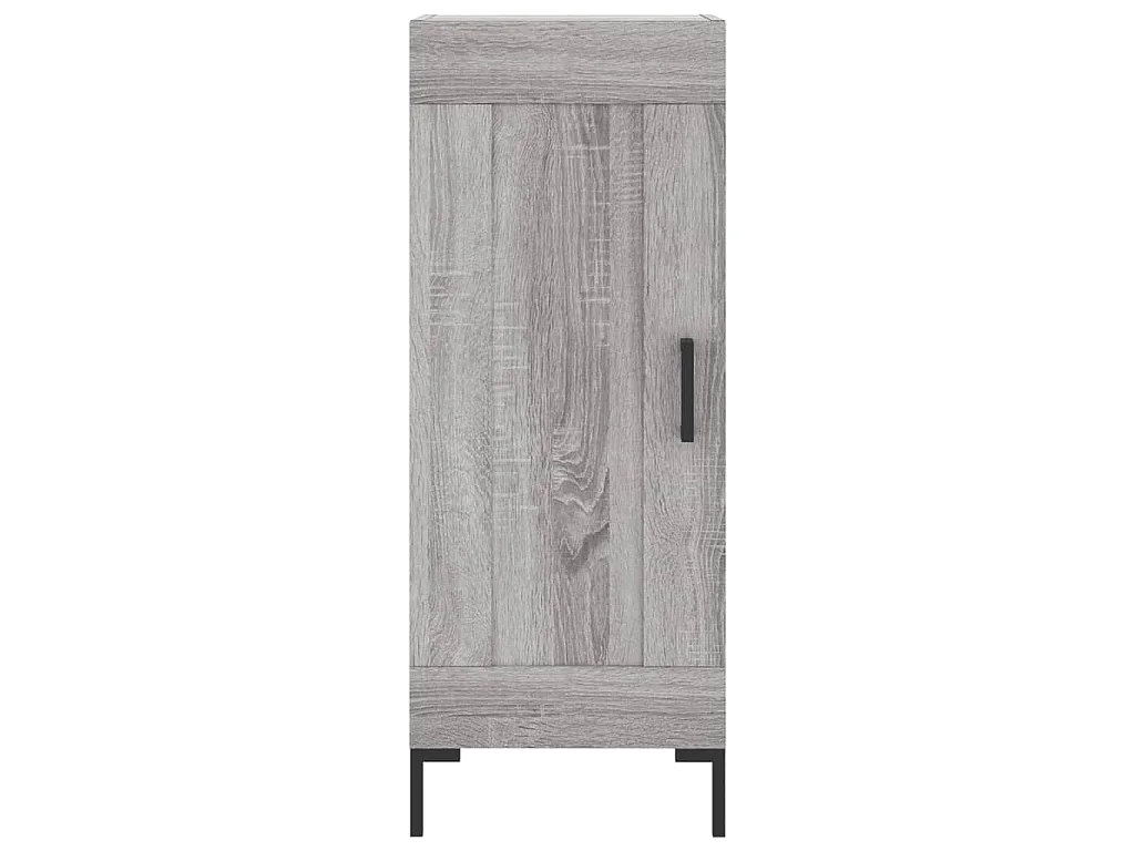 Highboard Grau Sonoma 34,5x34x180 cm Holzwerkstoff